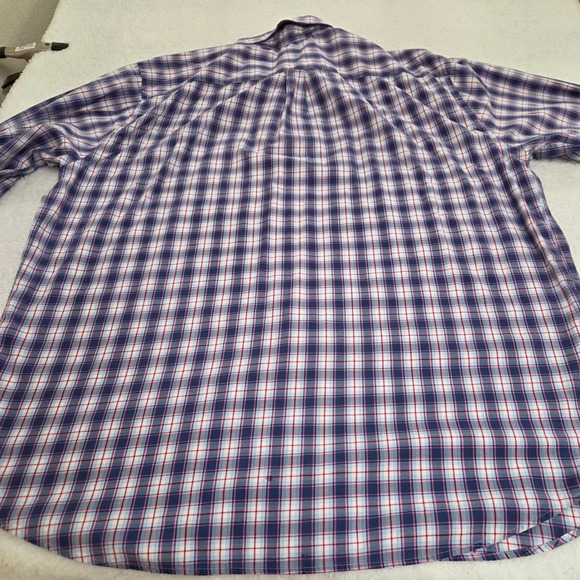 Peter Millar Mens Extra Extra Large Plaid Button Down Shirt 100% Cotton - Picture 4 of 6